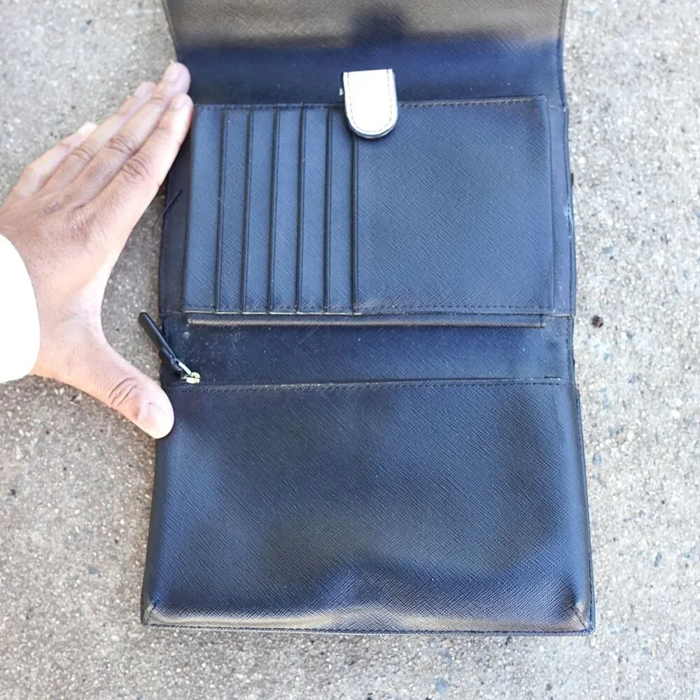 Kate Spade Laurel Way Geo Spotlight Winni Crossbody Wallet Clutch As Is No Strap